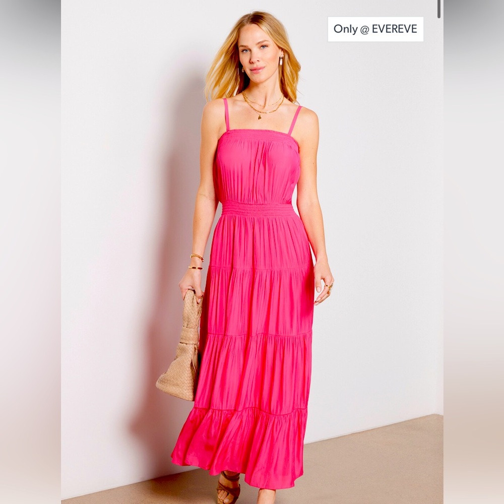 Evereve Halle Satin Dress